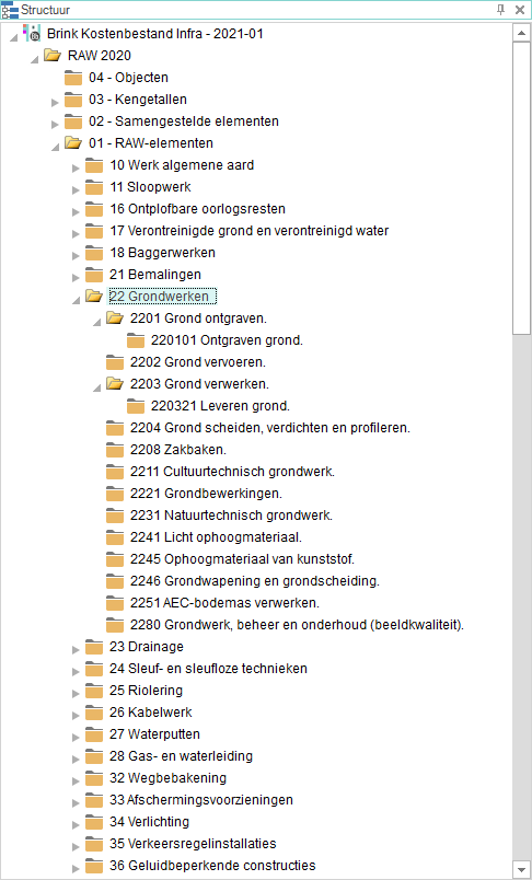 Map volledig uitklappen