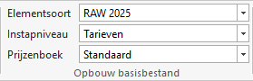 Groep opbouw basisbestand