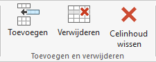 Groep toevoegen en verwijderen