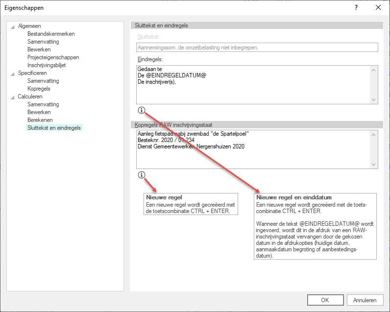 Eigenschappen-GwwCalc-Sluittekst_en_eindregels