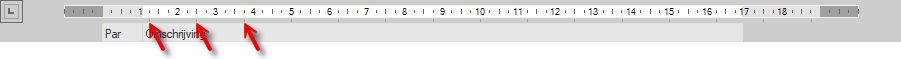 Standaard tabs