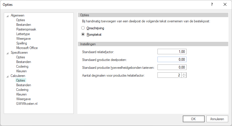 Opties-GwwCalc-Opties - NEW