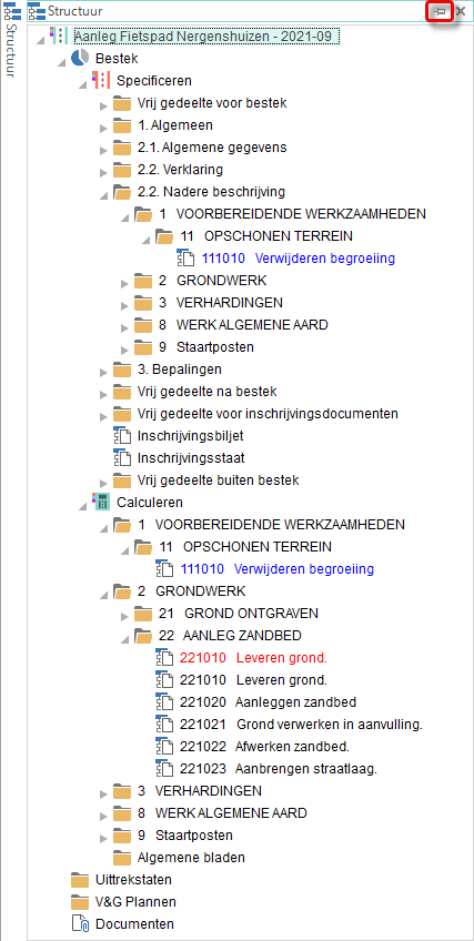 Autohide structuurvenster - NEW