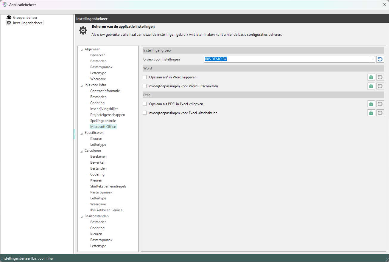 Instellingenbeheer - IvI - Microsoft Office - New