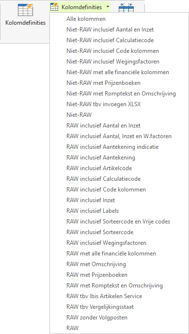 Groep kolommen 1