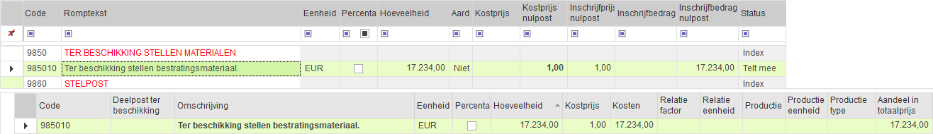 Voorbeeld Deelpost ter beschikking - onderbouwing 985010