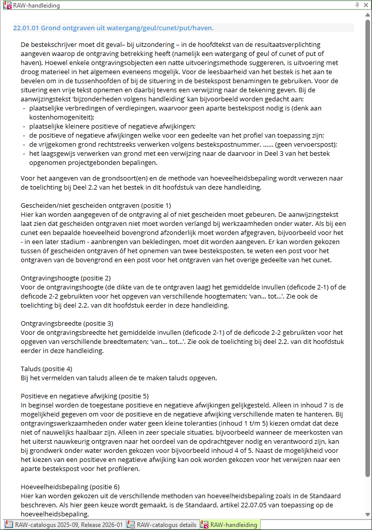 RAW-handleiding - venster 2
