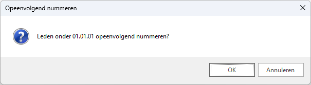 Opeenvolgend coderen - leden