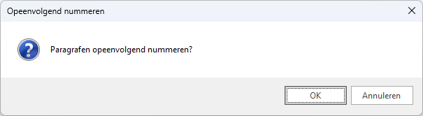 Opeenvolgend coderen -paragrafen