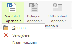 Groep weergave geïntegreerde documenten 1 -Specificeren