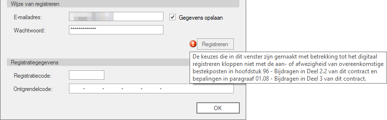 Registreren bestek webservice - tooltip