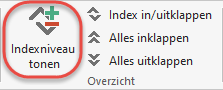 Lint Start - Overzicht - Indexniveau tonen