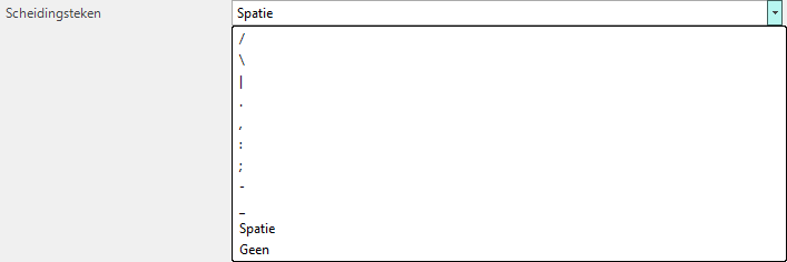 Codering opties v3.1 - 5
