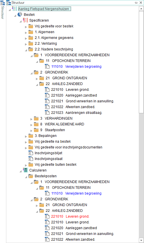 Autohide structuurvenster