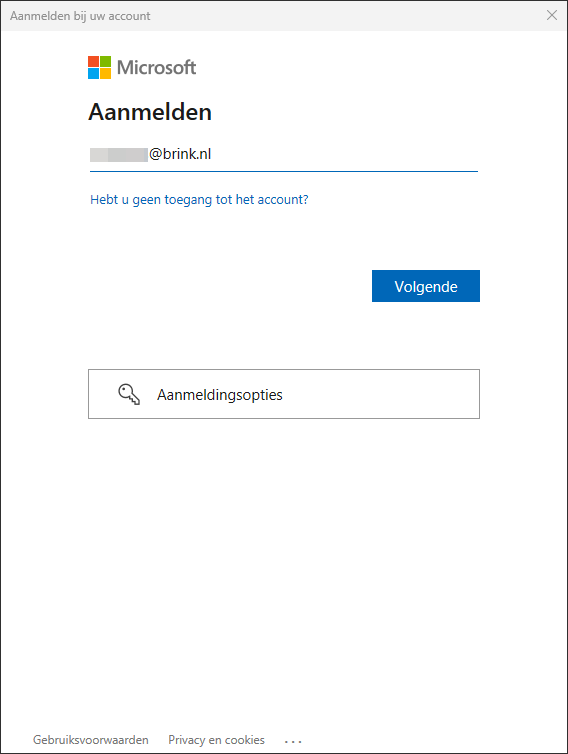 AVD inloggen MS werkaccount 2