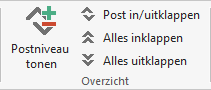 Groep overzicht - Calculeren