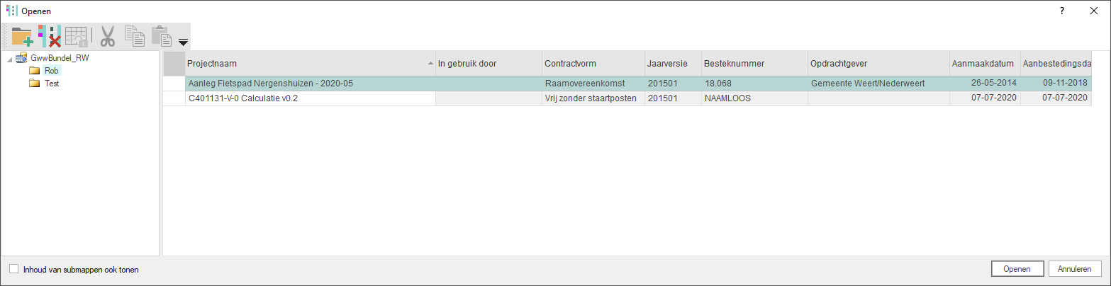 Openen bestand SQL