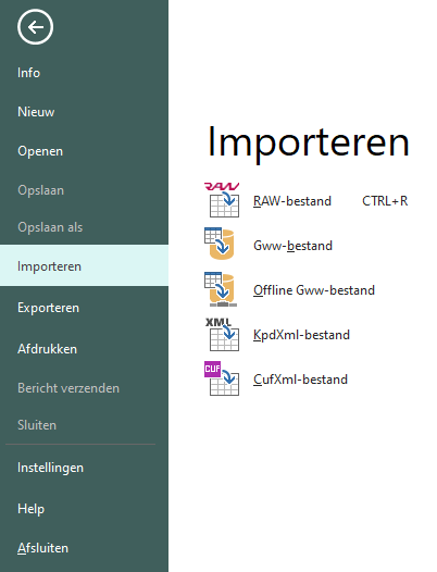 Lint Bestand Importeren Calc