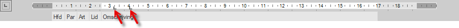 User tabs