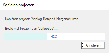 Kopiëren project SQL