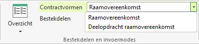 Groep bestekdelen en invoermodes 2