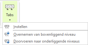 Groep tabs