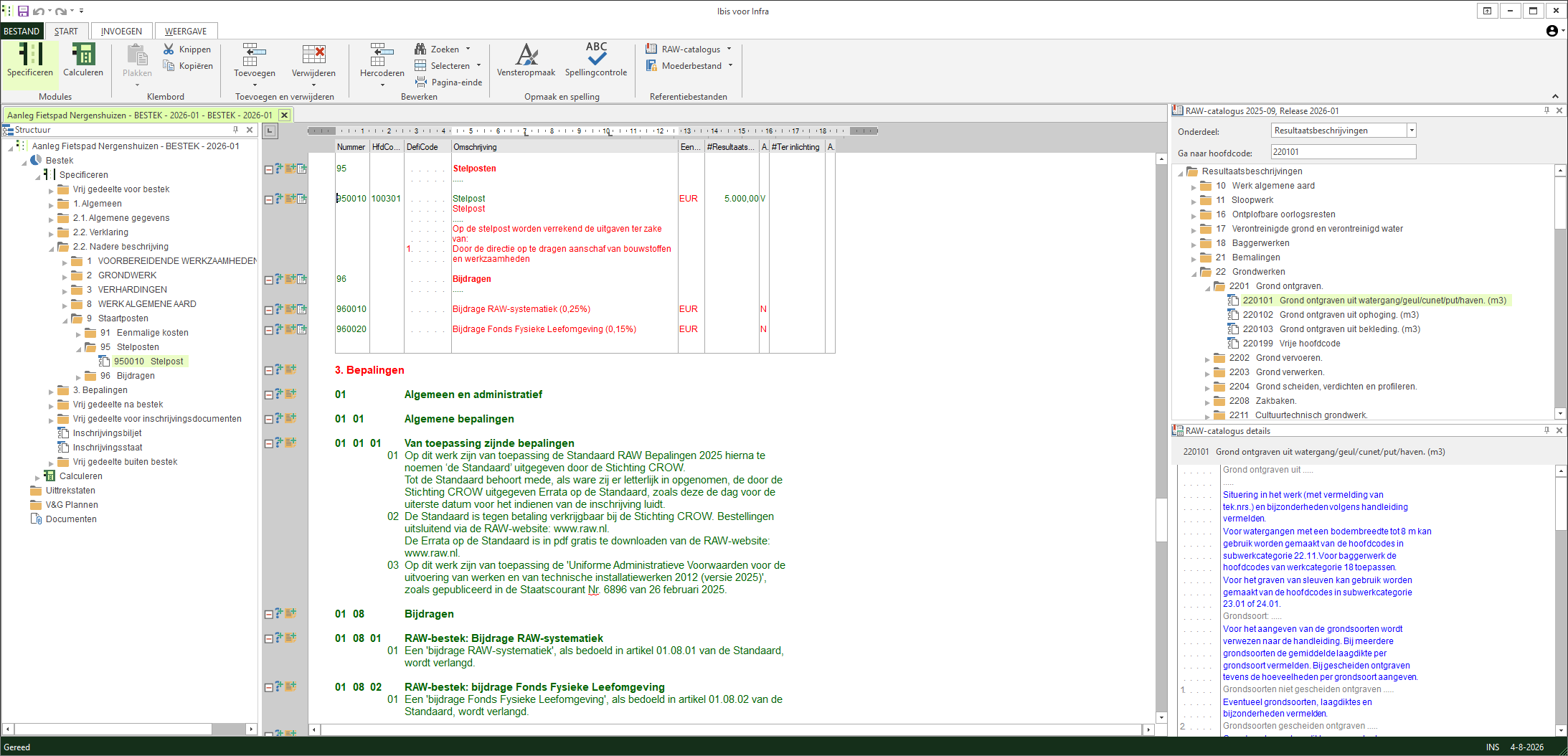 Specificeren - standaard thema