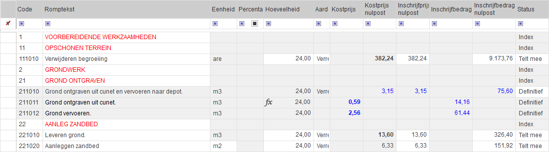 Alleen lezen - raster