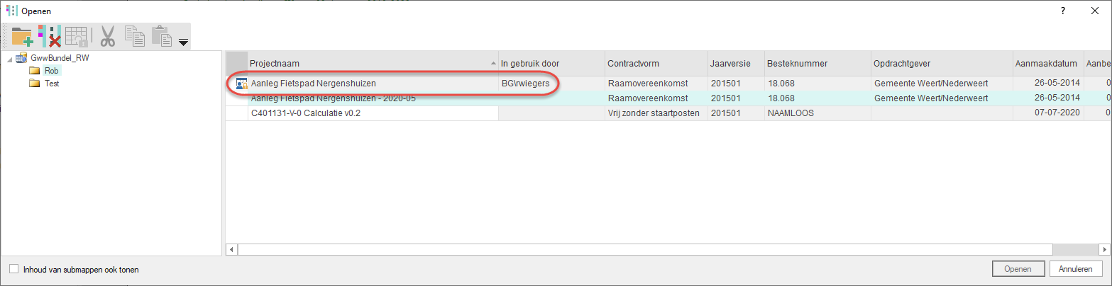 Openen bestand SQL dat in gebruik is