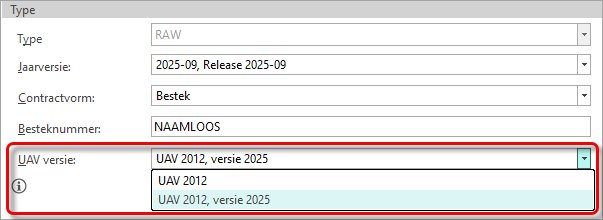 Eigenschappen - RAW 2025 - UAV