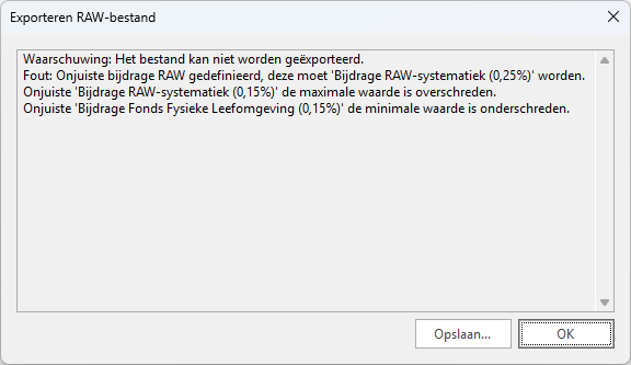 Controle Bijdrage RAW na 01-01-2026 - melding